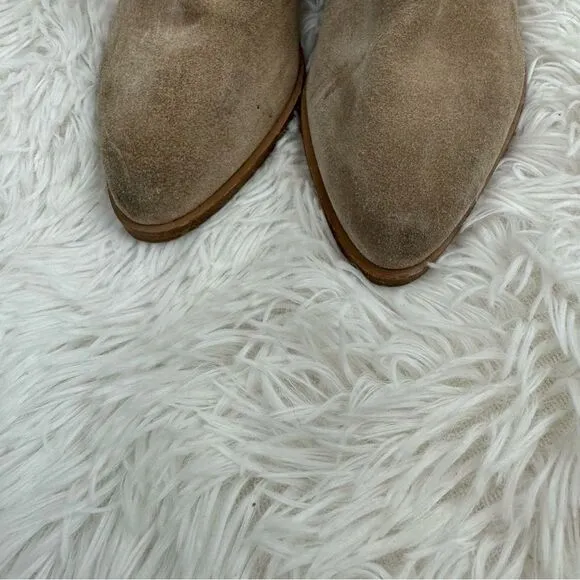 Diane Von Furstenberg Jena Studded Suede Ankle Chelsea Boots