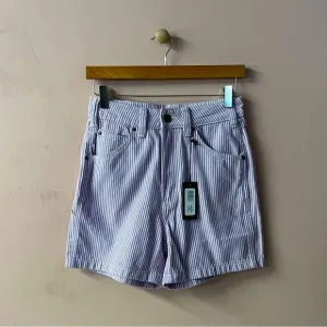 Dickies Light Purple Pin Stripe Denim Shorts