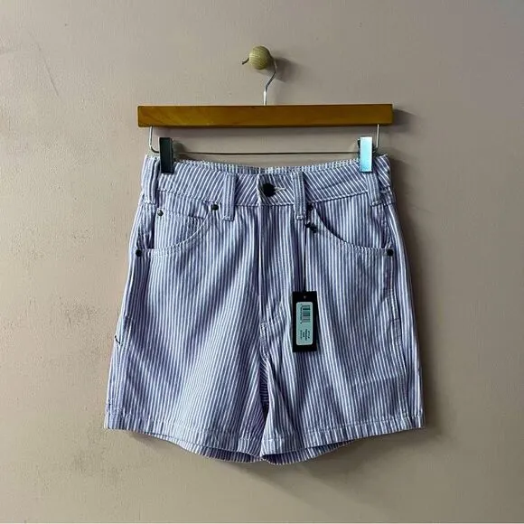 Dickies Light Purple Pin Stripe Denim Shorts