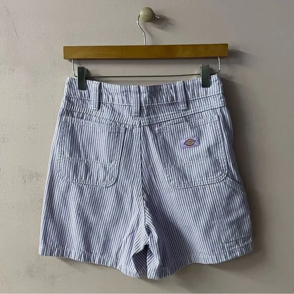 Dickies Light Purple Pin Stripe Denim Shorts