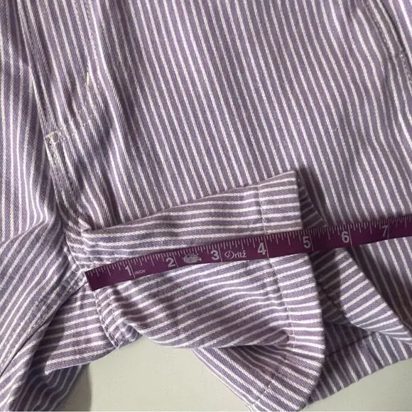 Dickies Light Purple Pin Stripe Denim Shorts