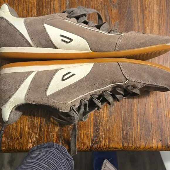 Diesel Brown Sneakers with Suede Finish and Low-Top Design vintage