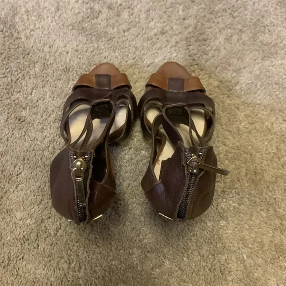 Dior Brown Gladiator Multi-Strap Sandals Sz 7.5
