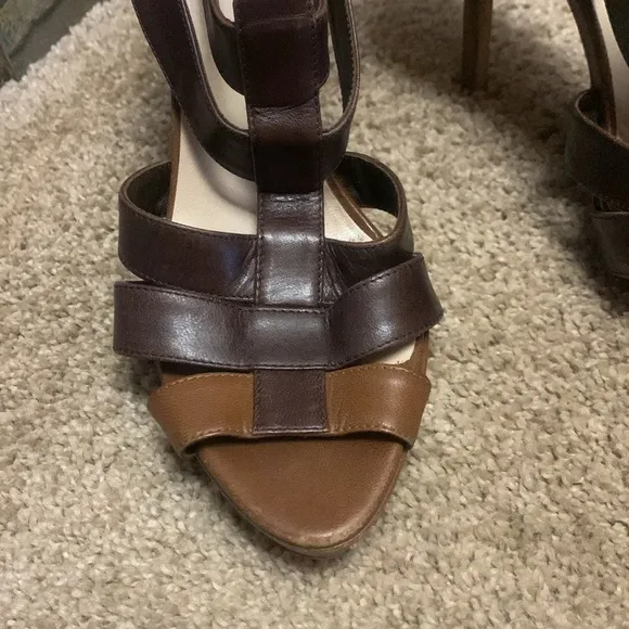 Dior Brown Gladiator Multi-Strap Sandals Sz 7.5