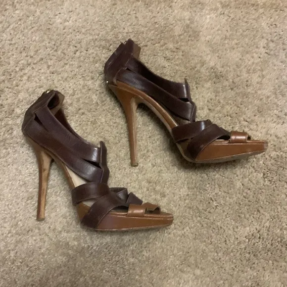 Dior Brown Gladiator Multi-Strap Sandals Sz 7.5