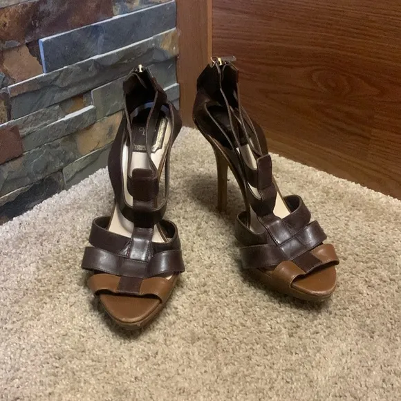 Dior Brown Gladiator Multi-Strap Sandals Sz 7.5