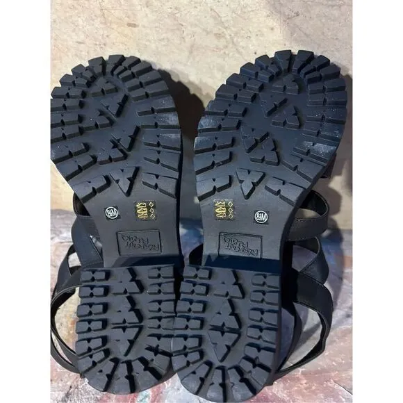 Dirty Laundry Dual Strap Platform Wedge Sandals Shoes Women’s Size 8.5