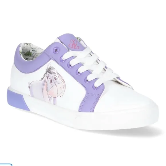 Disney Winnie the Pooh and Eeyore Women’s Low-Top Court Sneakers