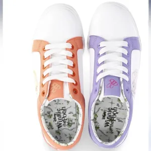 Disney Winnie the Pooh and Eeyore Women’s Low-Top Court Sneakers