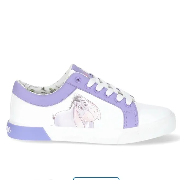 Disney Winnie the Pooh and Eeyore Women’s Low-Top Court Sneakers