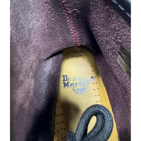 Doc Dr. Martens 1460 Boots Womens Sz 11 Oxblood Burgundy 11821 Cherry  Combat
