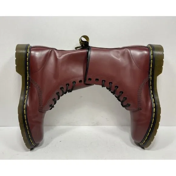 Doc Dr. Martens 1460 Boots Womens Sz 11 Oxblood Burgundy 11821 Cherry  Combat