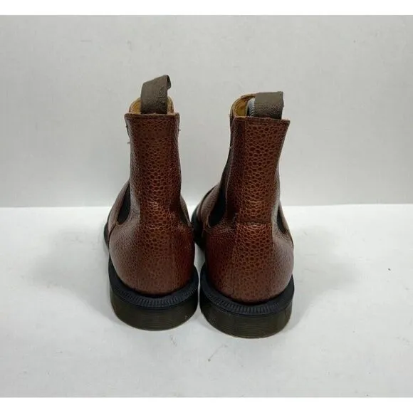 Doc Dr. Martens Women's Size 6 Pebbled Brown Flora Chelsea Boots AW004