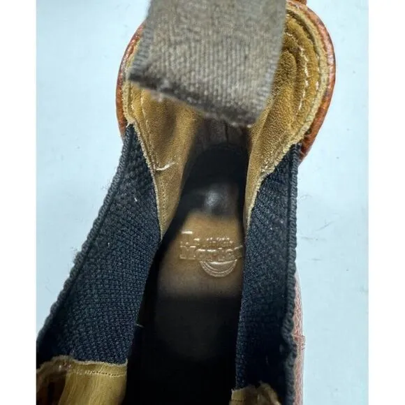 Doc Dr. Martens Women's Size 6 Pebbled Brown Flora Chelsea Boots AW004