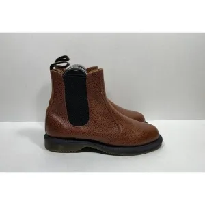 Doc Dr. Martens Women's Size 6 Pebbled Brown Flora Chelsea Boots AW004
