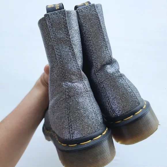 DOC MARTENS 1460 Pascal Glitter Lace-up Combat Boots