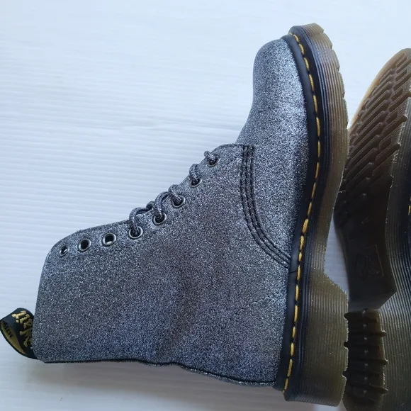 DOC MARTENS 1460 Pascal Glitter Lace-up Combat Boots