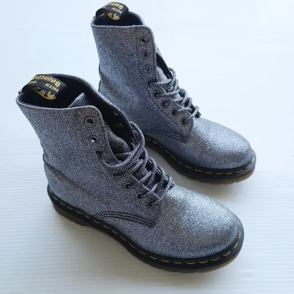 DOC MARTENS 1460 Pascal Glitter Lace-up Combat Boots