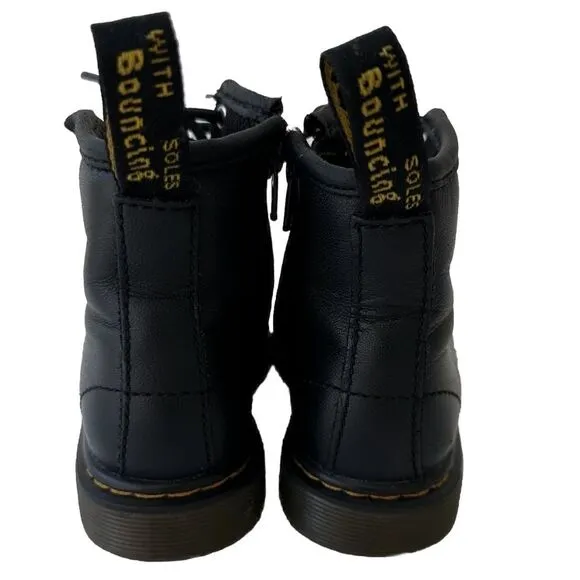 Doc Martens Boots Combat Boots Toddler Sz 8 *READ*