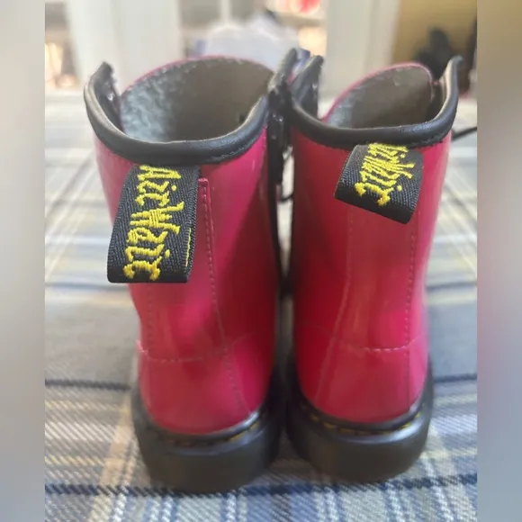 Doc Martens Delaney hot pink girls boots Dr.Marten's