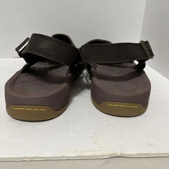 Doc Martens Men’s Size 12 Wharf AW004  Brown Sandals Ankle Strap Weave Woven