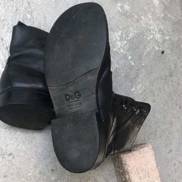 Dolce &amp; Gabbana combat boots