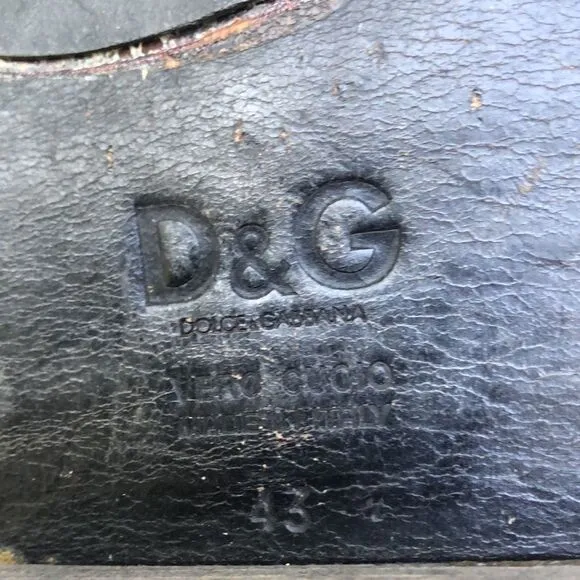 Dolce &amp; Gabbana combat boots