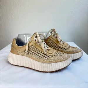 Dolce Vita Dolen Platform Sneakers Rattan