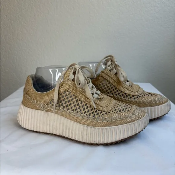 Dolce Vita Dolen Platform Sneakers Rattan