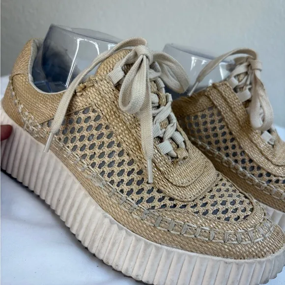 Dolce Vita Dolen Platform Sneakers Rattan