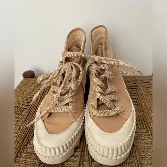 Dolce Vita Ociana Sneakers Women’s 8.5 Hi Top Platform Shoe