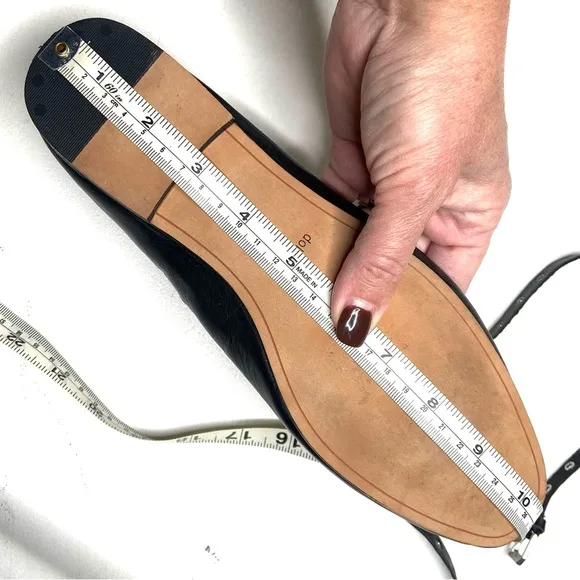 DOLCE VITA Patina Leather Studded Ballet Flats