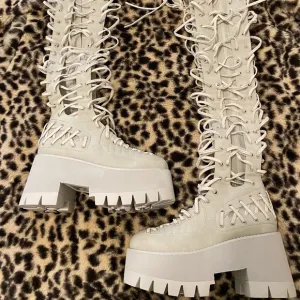 Dolls Kill Club Exx Rude Awakening Treaded Boots