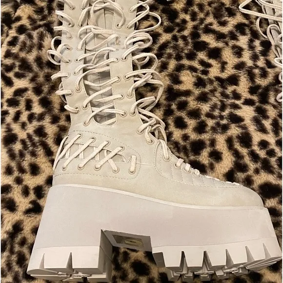 Dolls Kill Club Exx Rude Awakening Treaded Boots