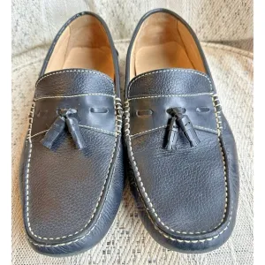 Donald J Pliner Veep Men's Driving Loafers Brown  Leather Slip On Shoes Sz‎ 11 M