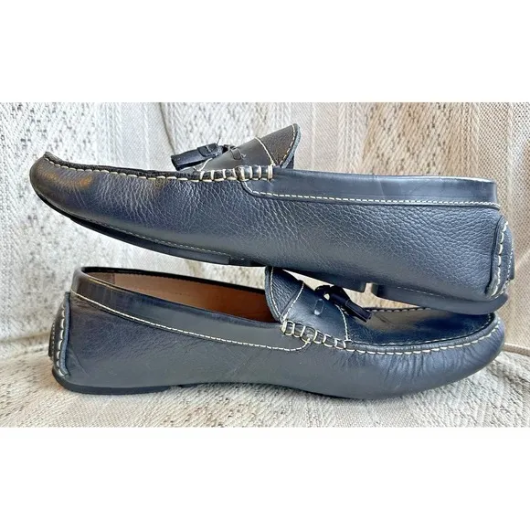 Donald J Pliner Veep Men's Driving Loafers Brown  Leather Slip On Shoes Sz‎ 11 M