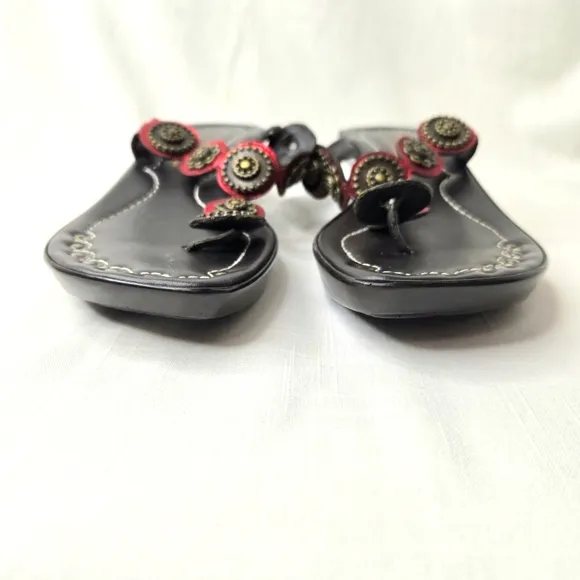 Donald Pliner sandals.  Brown/red size 6.5