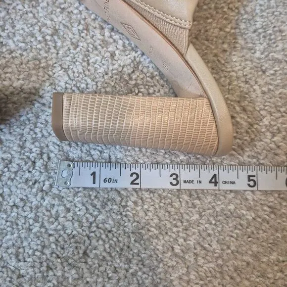 Donald Pliner Sorin Nappa Leather Slip-On Heeled Sandals Size 6.5
