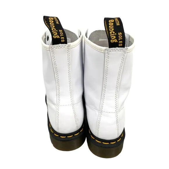 Dr. Doc Martens Boots 1460 SMOOTH LEATHER LACE UP BOOTS combat 8 eyes size US 6