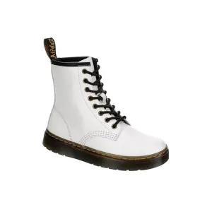 Dr. Marten White Patent Leaver Zavala Boots - Size 7‎ - NWOT