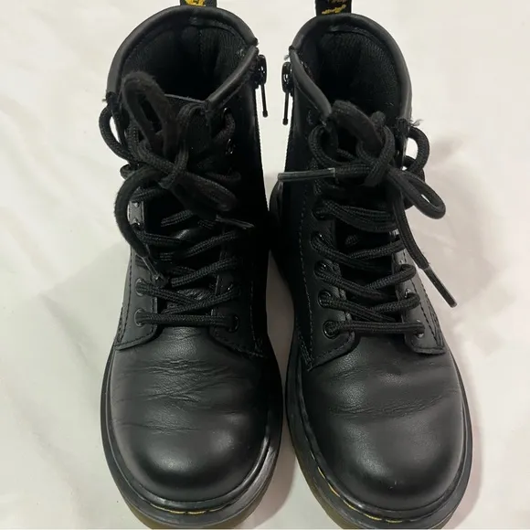 Dr. Martens 1460 Boots Combat Kids Doc Martens Zip Up Lace up Unisex Size 12