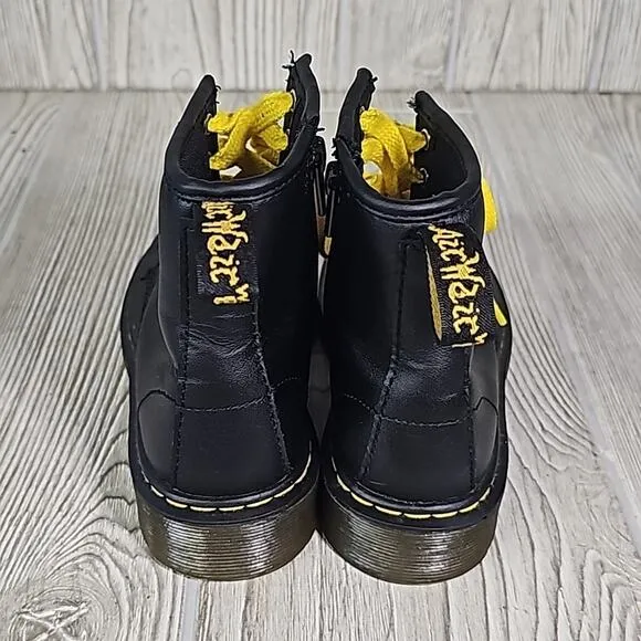 Dr. Martens 1460 Pablo Leather Lace Up Combat Boots Kids Toddler Size 13