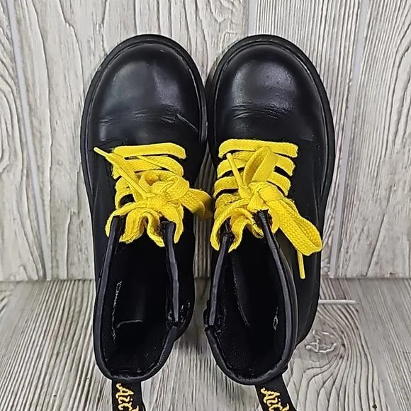 Dr. Martens 1460 Pablo Leather Lace Up Combat Boots Kids Toddler Size 13