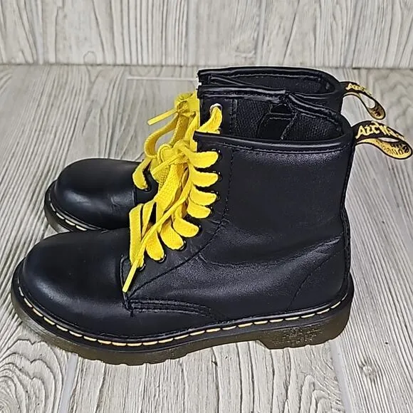 Dr. Martens 1460 Pablo Leather Lace Up Combat Boots Kids Toddler Size 13