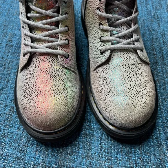 Dr. Martens 1460 Pascal Rainbow Iridescent Combat Boots