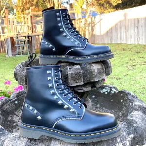 Dr. Martens 1460 Stud Black Boots.