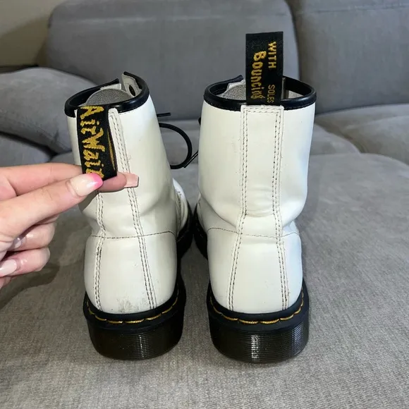 Dr. Martens 1460 White Boots