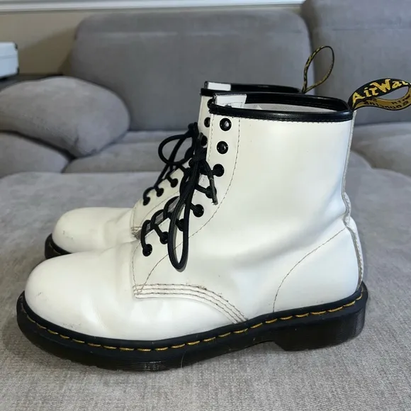 Dr. Martens 1460 White Boots