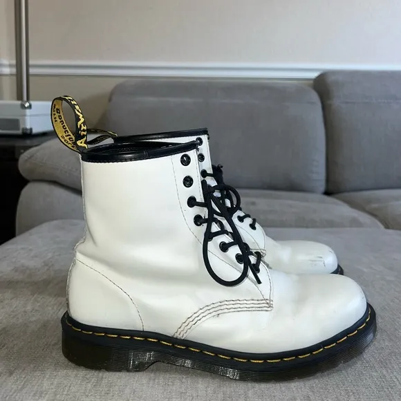 Dr. Martens 1460 White Boots