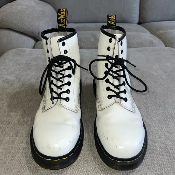 Dr. Martens 1460 White Boots